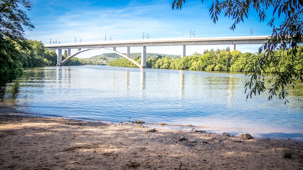 Bild von Badestelle bei der Maintalbrücke